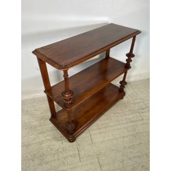ANTICA ETAGERE legno noce EPOCA '800 MOBILE libreria ALZATA mensola consolle