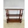 ANTICA ETAGERE legno noce EPOCA '800 MOBILE libreria ALZATA mensola consolle