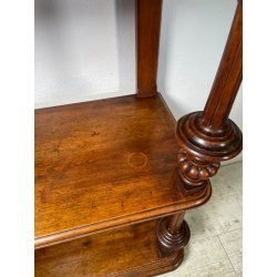 ANTICA ETAGERE legno noce EPOCA '800 MOBILE libreria ALZATA mensola consolle
