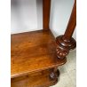 ANTICA ETAGERE legno noce EPOCA '800 MOBILE libreria ALZATA mensola consolle