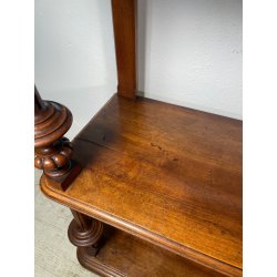 ANTICA ETAGERE legno noce EPOCA '800 MOBILE libreria ALZATA mensola consolle