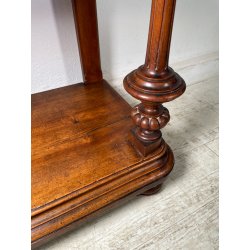 ANTICA ETAGERE legno noce EPOCA '800 MOBILE libreria ALZATA mensola consolle