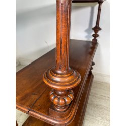 ANTICA ETAGERE legno noce EPOCA '800 MOBILE libreria ALZATA mensola consolle