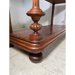 ANTICA ETAGERE legno noce EPOCA '800 MOBILE libreria ALZATA mensola consolle