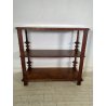 ANTICA ETAGERE legno noce EPOCA '800 MOBILE libreria ALZATA mensola consolle
