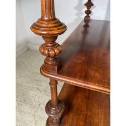 ANTICA ETAGERE legno noce EPOCA '800 MOBILE libreria ALZATA mensola consolle