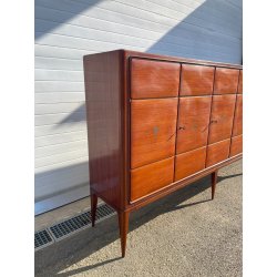 GRANDE CREDENZA VINTAGE ANNI 60 PAOLO BUFFA 5 ANTE SIDEBOARD CABINET INTARSIATA