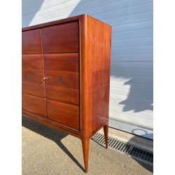 GRANDE CREDENZA VINTAGE ANNI 60 PAOLO BUFFA 5 ANTE SIDEBOARD CABINET INTARSIATA