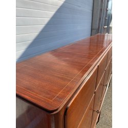 GRANDE CREDENZA VINTAGE ANNI 60 PAOLO BUFFA 5 ANTE SIDEBOARD CABINET INTARSIATA