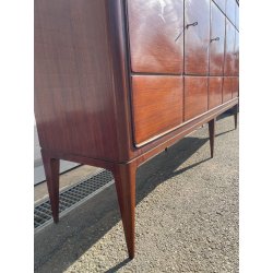 GRANDE CREDENZA VINTAGE ANNI 60 PAOLO BUFFA 5 ANTE SIDEBOARD CABINET INTARSIATA