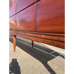 GRANDE CREDENZA VINTAGE ANNI 60 PAOLO BUFFA 5 ANTE SIDEBOARD CABINET INTARSIATA