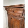 ANTICA GRANDE CREDENZA BAROCCA EPOCA 1600 LEGNO NOCE CASSETTI ANTE RIPIANI OLD