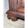 ANTICA GRANDE CREDENZA BAROCCA EPOCA 1600 LEGNO NOCE CASSETTI ANTE RIPIANI OLD