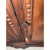 ANTICA GRANDE CREDENZA BAROCCA EPOCA 1600 LEGNO NOCE CASSETTI ANTE RIPIANI OLD