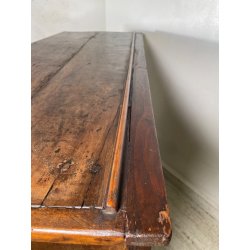 ANTICA GRANDE CREDENZA BAROCCA EPOCA 1600 LEGNO NOCE CASSETTI ANTE RIPIANI OLD
