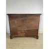 ANTICA GRANDE CREDENZA BAROCCA EPOCA 1600 LEGNO NOCE CASSETTI ANTE RIPIANI OLD