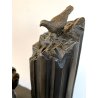SCULTURA NEOCLASSICA BRONZO FIRMATA "Milo" SCENA FIGURE FEMMINILI PARIS '900