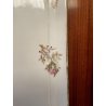 GRANDE antica BURRIERA MEHUN porcellana ceramica FRANCE decoro fiori bordo oro