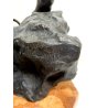 SCULTURA BRONZO FIRMATA V. Cinque "PESCATORELLO" SCUGNIZZO BASE MARMO 48,5 cm/h