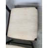 LOTTO 4 SEDIE VINTAGE 1960 ITALY LEGNO PALISSANDRO CURVATO SEDUTA STOFFA BEIGE
