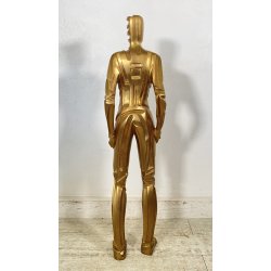 SCULTURA BRONZO Mario Rossello FIGURA MASCHILE ANNI 70 SCULPTURE MADE IN ITALY