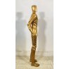 SCULTURA BRONZO Mario Rossello FIGURA MASCHILE ANNI 70 SCULPTURE MADE IN ITALY