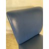 6 SEDIE VINTAGE ANNI 70 STILE FRAU DI FABRIZIO SMANIA LEGNO PELLE BLU PRANZO ITA