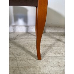 6 SEDIE VINTAGE ANNI 70 STILE FRAU DI FABRIZIO SMANIA LEGNO PELLE BLU PRANZO ITA