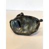 DIO HERMES a RIPOSO antica PICCOLA SCULTURA in BRONZO h 10,5 cm STATUA '900