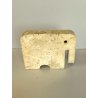 OROGINALE SCULTURA ELEFANTE Fratelli MANNELLI travertino RAMPOLANO firmata SIGNA