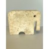 OROGINALE SCULTURA ELEFANTE Fratelli MANNELLI travertino RAMPOLANO firmata SIGNA