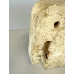 OROGINALE SCULTURA ELEFANTE Fratelli MANNELLI travertino RAMPOLANO firmata SIGNA