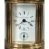 ANTICO OROLOGIO 8 giorni OFFICIER Matthew Norman Sveglia VINTAGE Travel Clock
