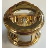 ANTICO OROLOGIO 8 giorni OFFICIER Matthew Norman Sveglia VINTAGE Travel Clock
