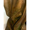 ANTICA LAMPADA BRONZO LIBERTY CANDELABRO 5 LUCI STATUA DIANA CACCIATRICE 82 cm/h