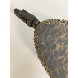 ANTICA ALZATA OVALE FERRO FORGIATO Carlo Gattoni PRESE TESTA di FALCO ART DECO