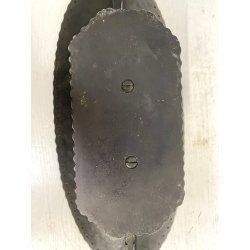 ANTICA ALZATA OVALE FERRO FORGIATO Carlo Gattoni PRESE TESTA di FALCO ART DECO