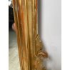 ANTICA GRANDE SPECCHIERA CORNICE BAROCCA LEGNO DORATO FOGLIA ORO 1800 CAMINIERA