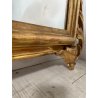 ANTICA GRANDE SPECCHIERA CORNICE BAROCCA LEGNO DORATO FOGLIA ORO 1800 CAMINIERA