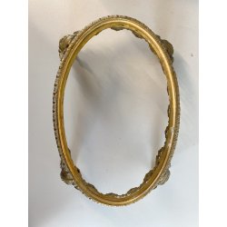ANTICO CENTROTAVOLA VASO FRANCESE MONTATURE BRONZO DORATO STILE ECLETTICO '900