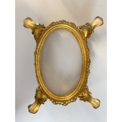 ANTICO CENTROTAVOLA VASO FRANCESE MONTATURE BRONZO DORATO STILE ECLETTICO '900