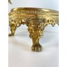 ANTICO CENTROTAVOLA VASO FRANCESE MONTATURE BRONZO DORATO STILE ECLETTICO '900