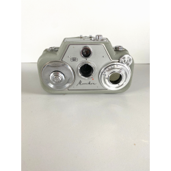 CINEPRESA VINTAGE Zeiss Ikon Movikon 8B a PELLICOLA 8 mm TESSAR 1:1.9 GERMAY '56