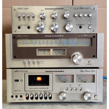 MARANTZ Impianto Stereo VINTAGE HiFi TOWER Console Radio Amplifier Cassette Deck