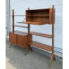 LIBRERIA VINTAGE SCAFFALE MODULARE RIPIANI DESIGN LEGNO TEAK ANNI 50/60