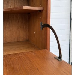 LIBRERIA VINTAGE SCAFFALE MODULARE RIPIANI DESIGN LEGNO TEAK ANNI 50/60