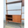 LIBRERIA VINTAGE SCAFFALE MODULARE RIPIANI DESIGN LEGNO TEAK ANNI 50/60
