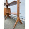 LIBRERIA VINTAGE SCAFFALE MODULARE RIPIANI DESIGN LEGNO TEAK ANNI 50/60