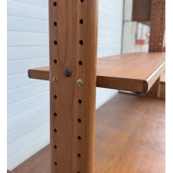 LIBRERIA VINTAGE SCAFFALE MODULARE RIPIANI DESIGN LEGNO TEAK ANNI 50/60