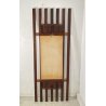 SPECCHIO PARETE DESIGN ANNI 70 SPECCHIERA MID CENTURY MIRROR TEAK OTTONE GLASS
